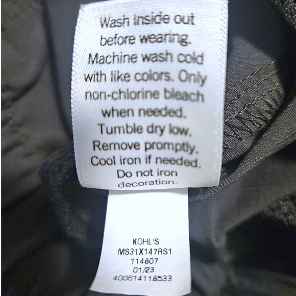 Sonoma Mens Outdoor Utility Shorts Gray Sz 32 Belted Nylon Stretch Cargo Pockets - Picture 8 of 11